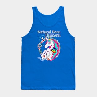 Natural Born Unicorn 3 - Cute Rainbow Unicorn -  Seika by FP Tank Top